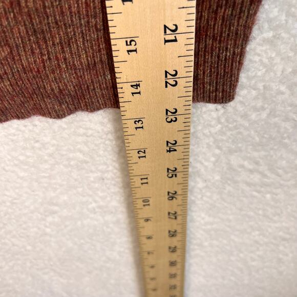 Madewell Cardigan Sweater Womens Medium Brown Merino Wool Button Front Relaxed - Picture 5 of 6